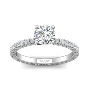 Micropave Engagement Ring