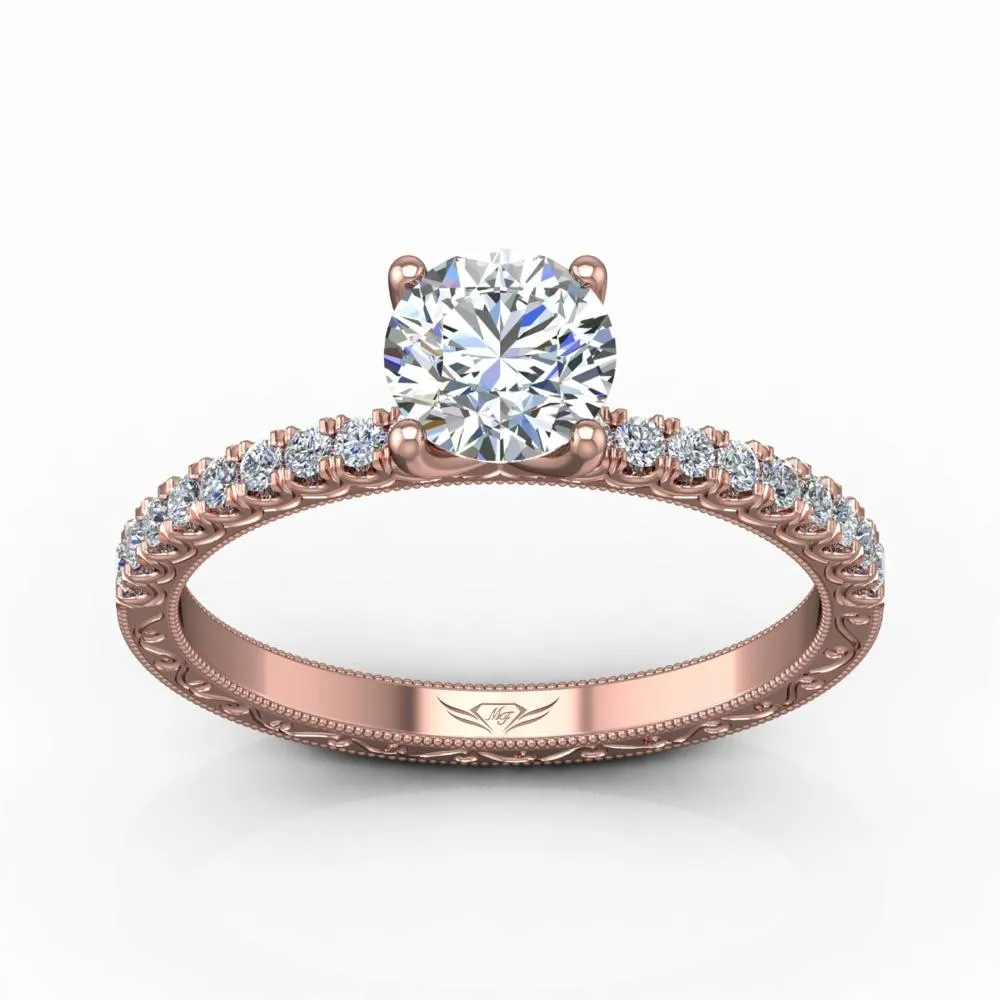 Micropave Engagement Ring