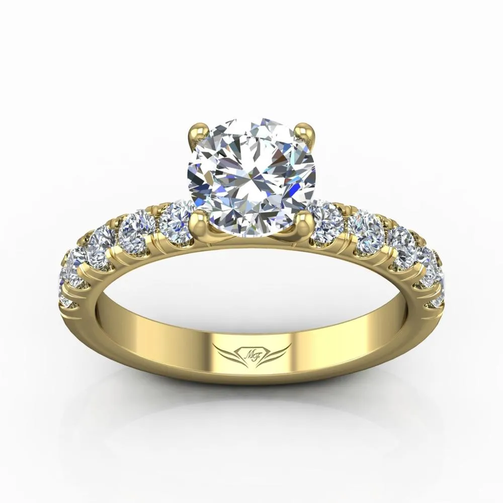 Micropave Engagement Ring
