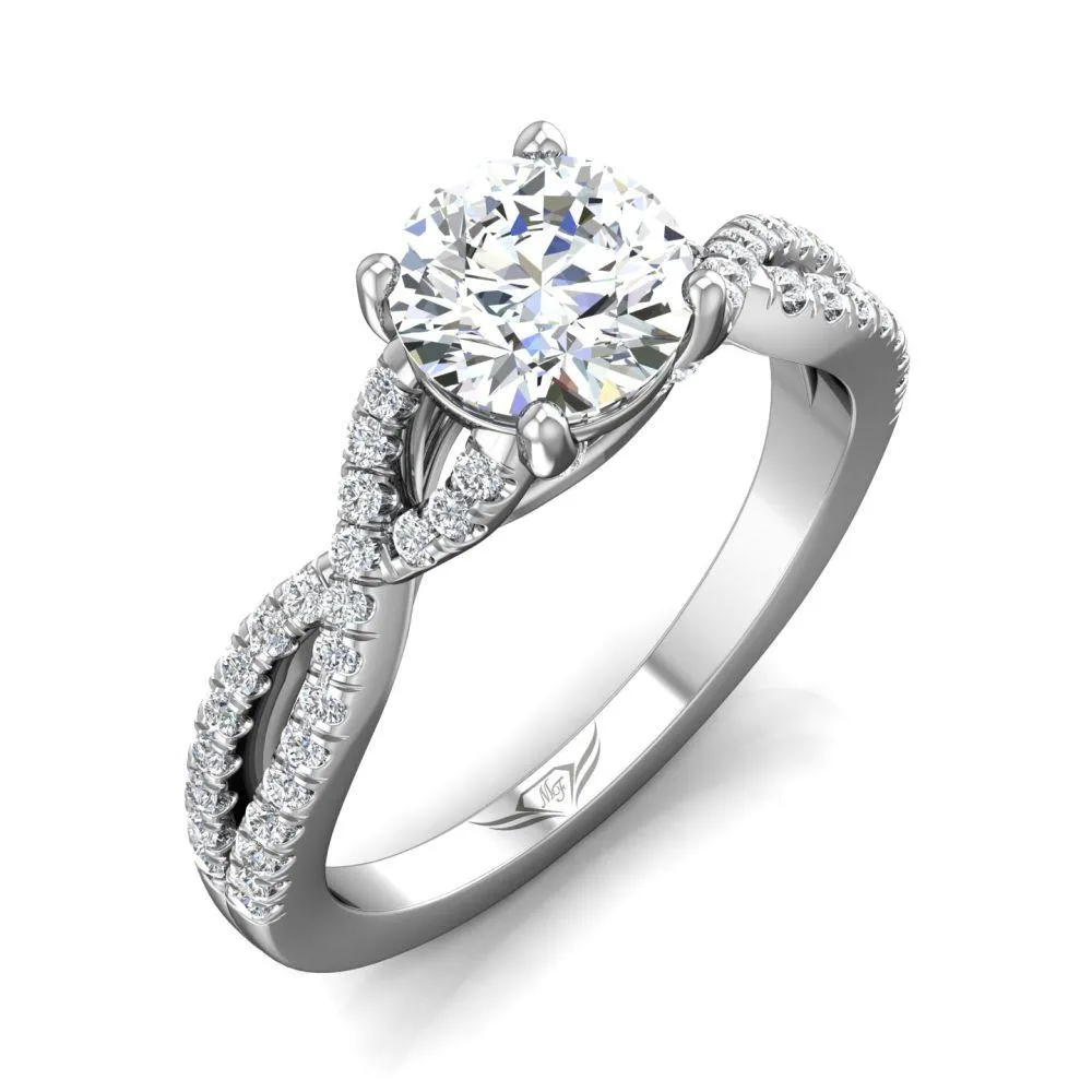 Micropave Engagement Ring
