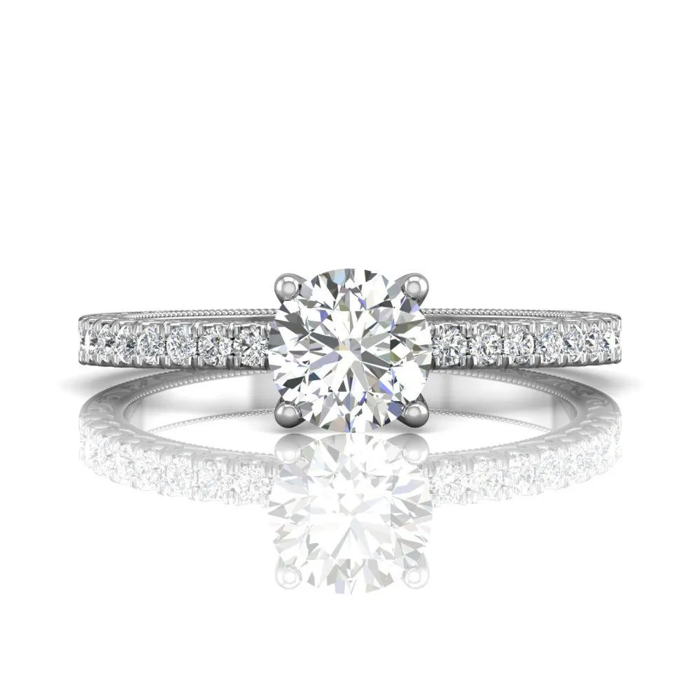 Micropave Engagement Ring