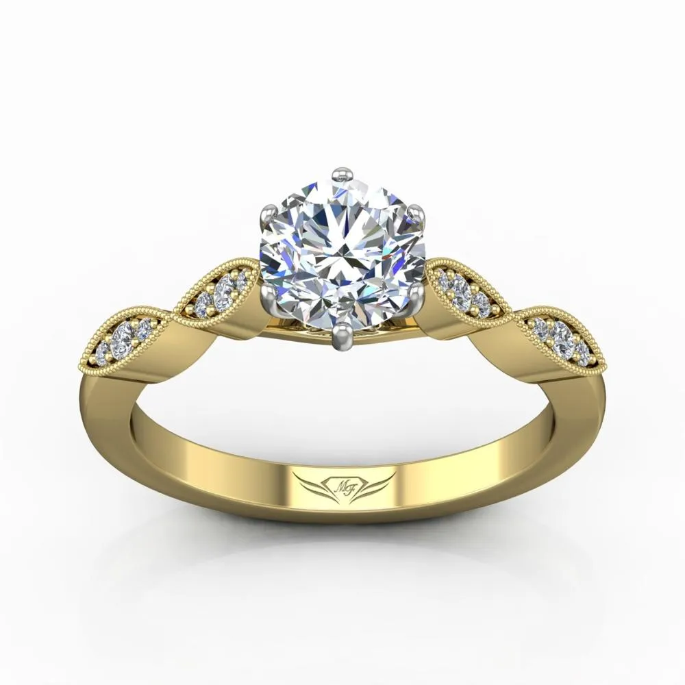 Micropave Engagement Ring