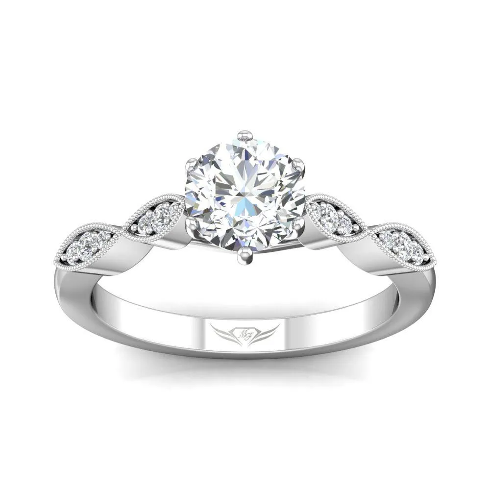 Micropave Engagement Ring
