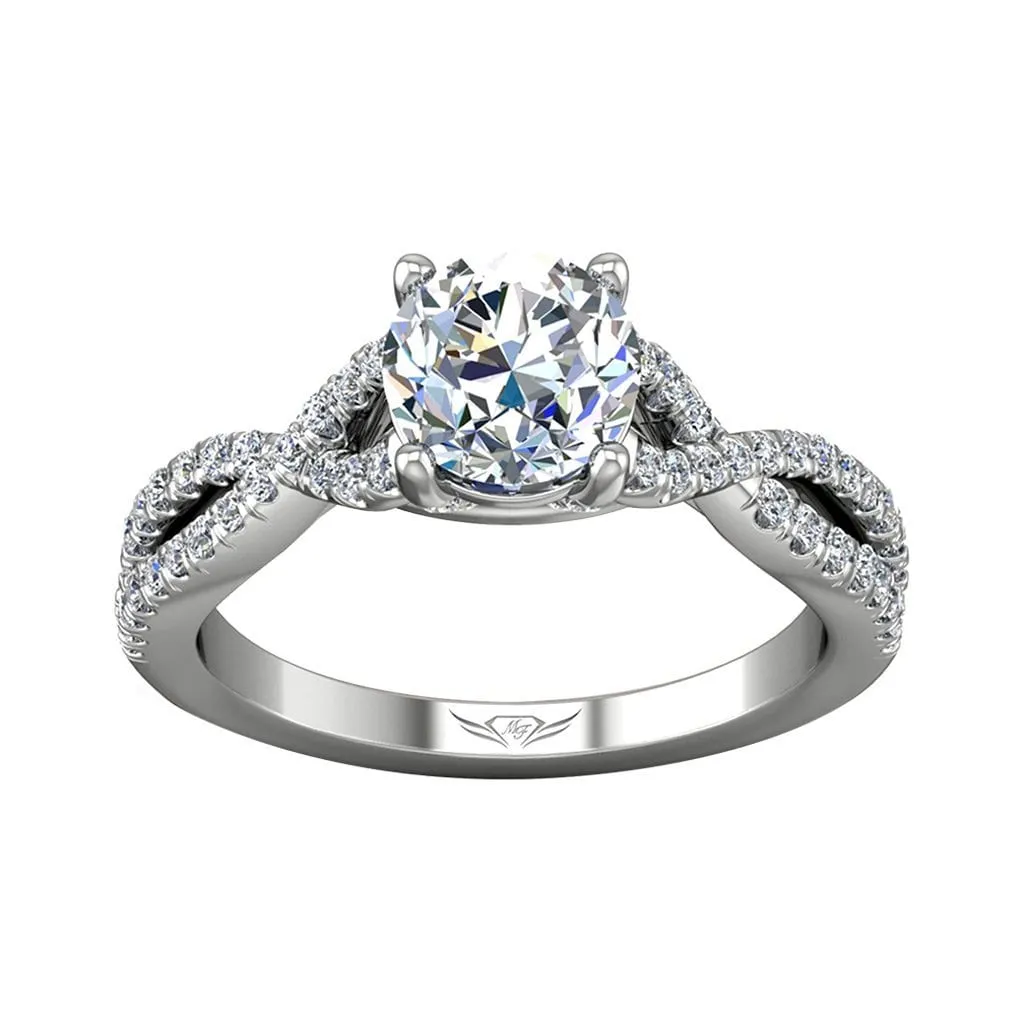Micropave Engagement Ring