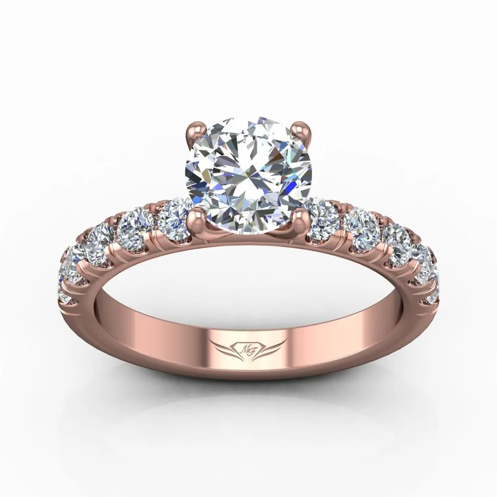 Micropave Engagement Ring