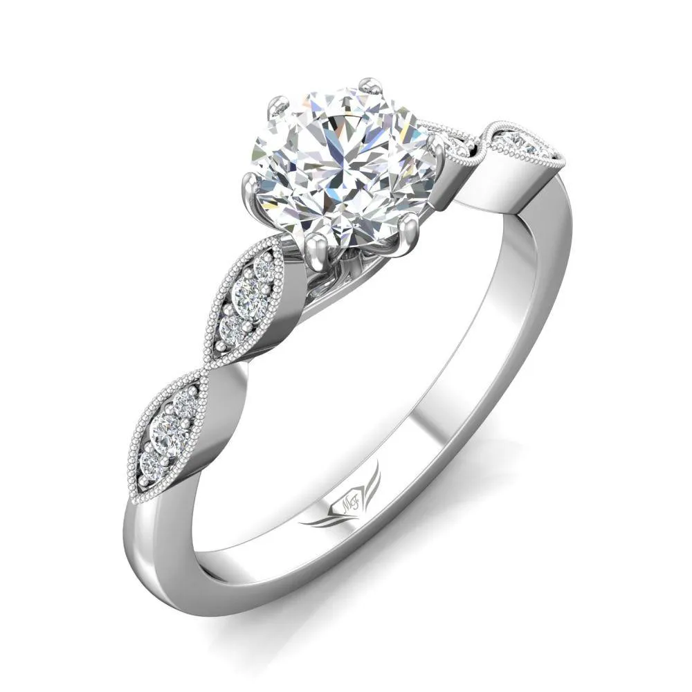 Micropave Engagement Ring