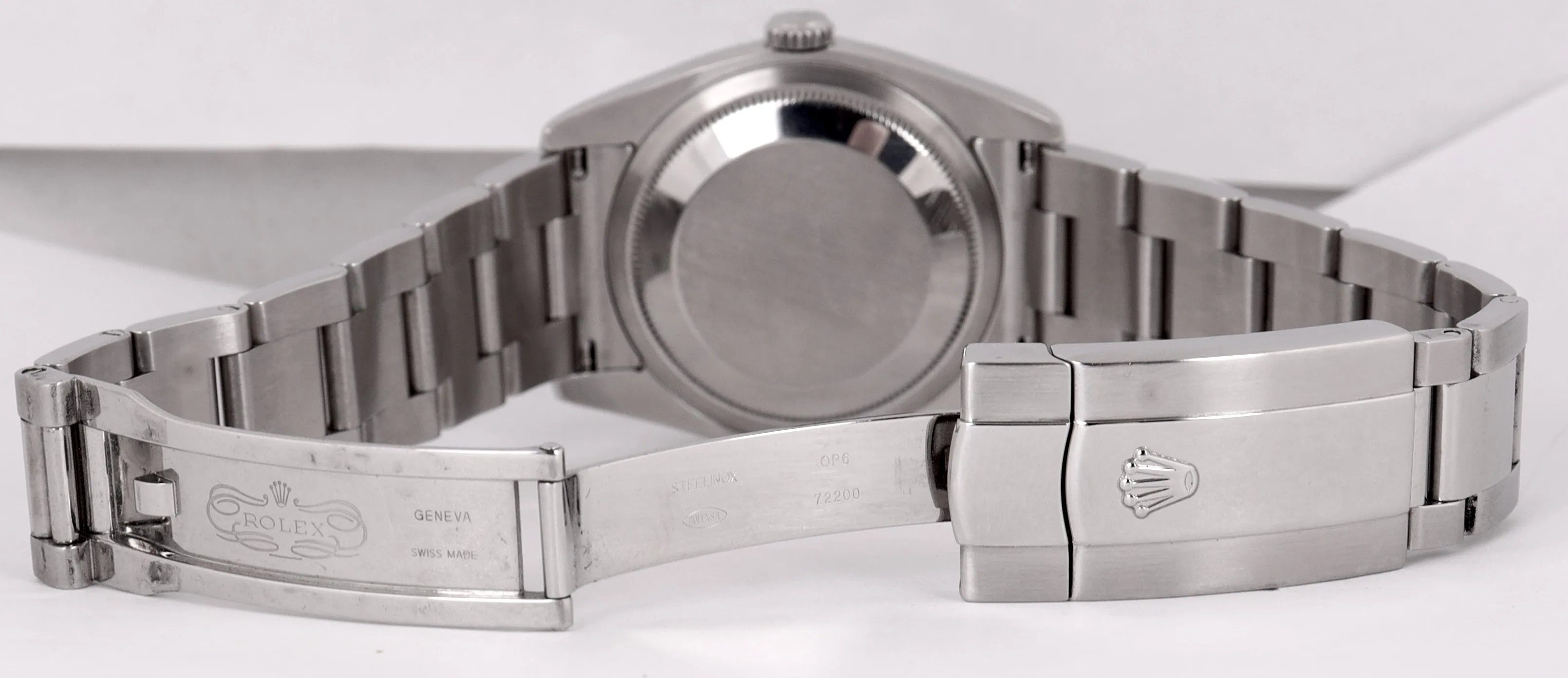 MINT 2005 Rolex DateJust 116264 Turn-O-Graph REHAUT RSC Thunderbird White Oyster