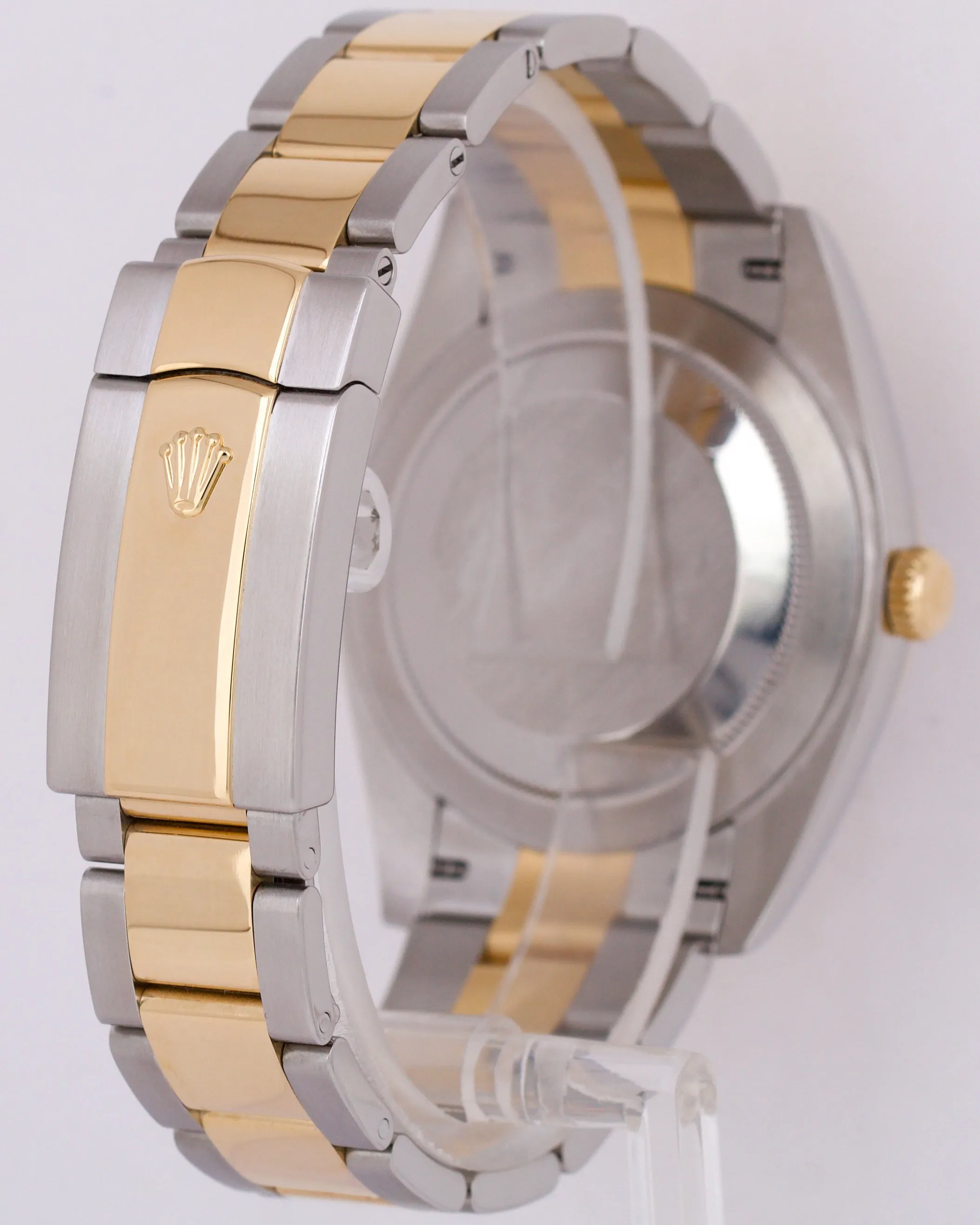 MINT 2021 PAPERS Rolex DateJust 41mm BLACK DIAMOND Two-Tone 18K Gold 126333 BOX