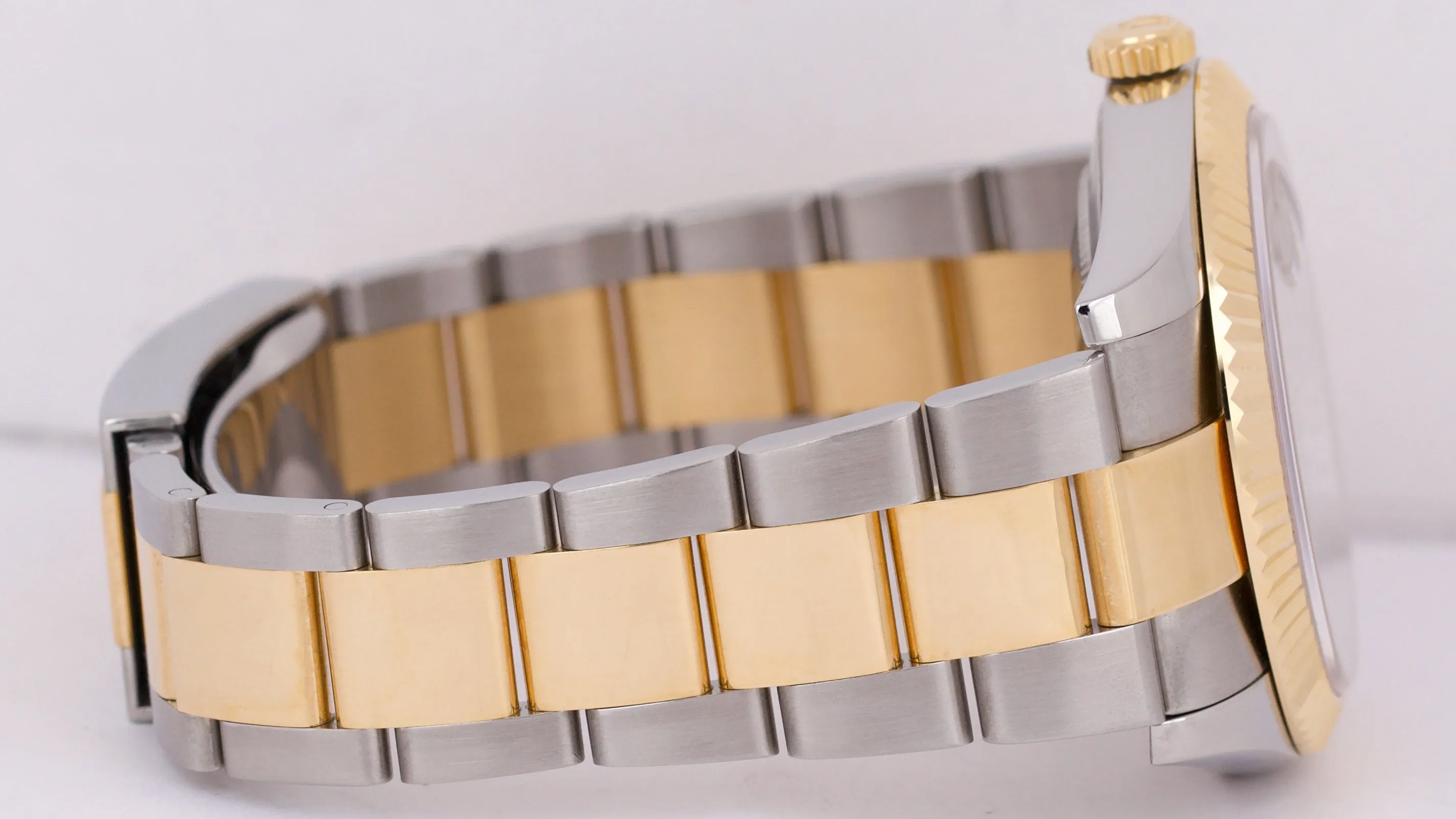 MINT 2021 PAPERS Rolex DateJust 41mm BLACK DIAMOND Two-Tone 18K Gold 126333 BOX