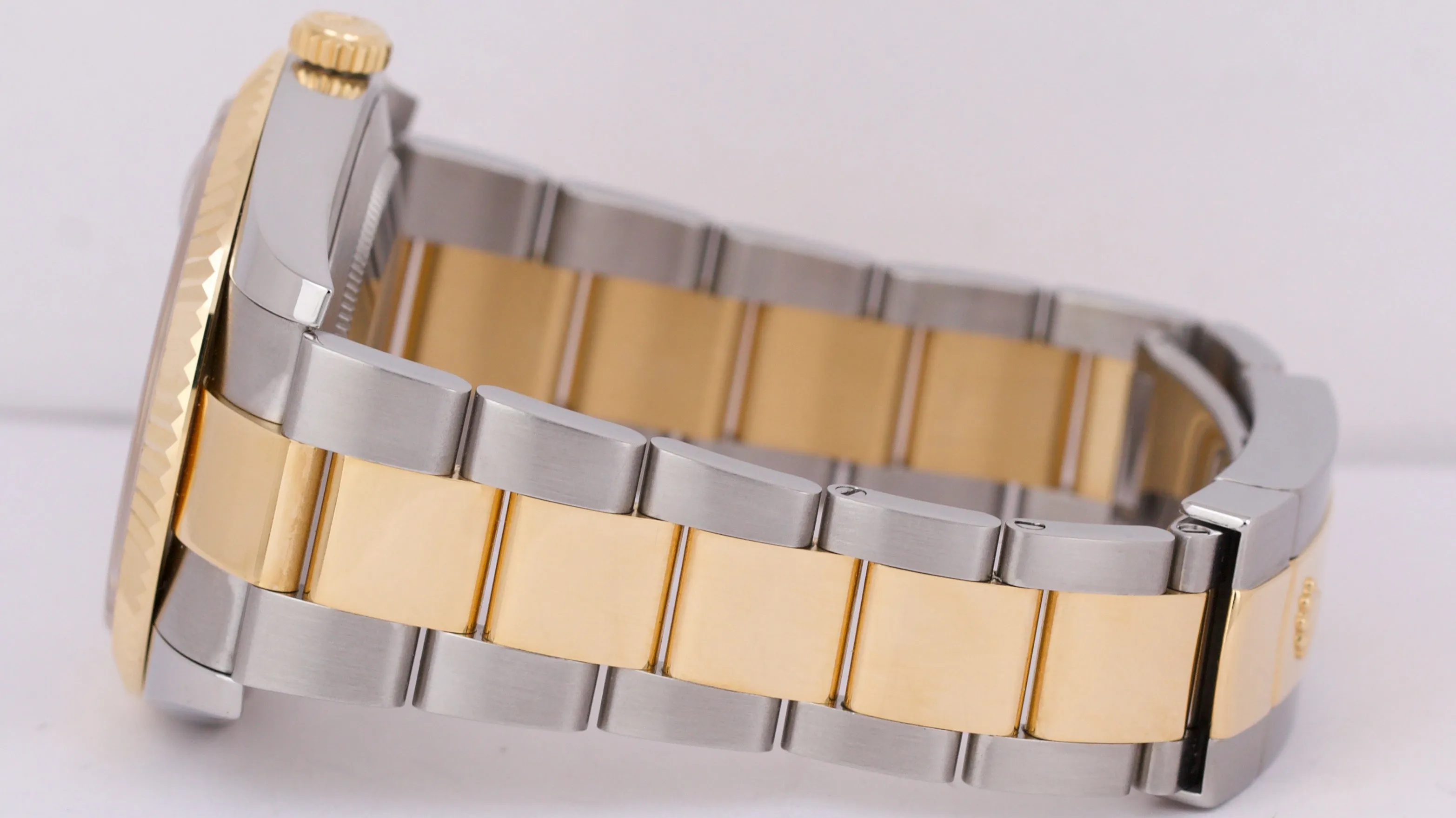 MINT 2021 PAPERS Rolex DateJust 41mm BLACK DIAMOND Two-Tone 18K Gold 126333 BOX