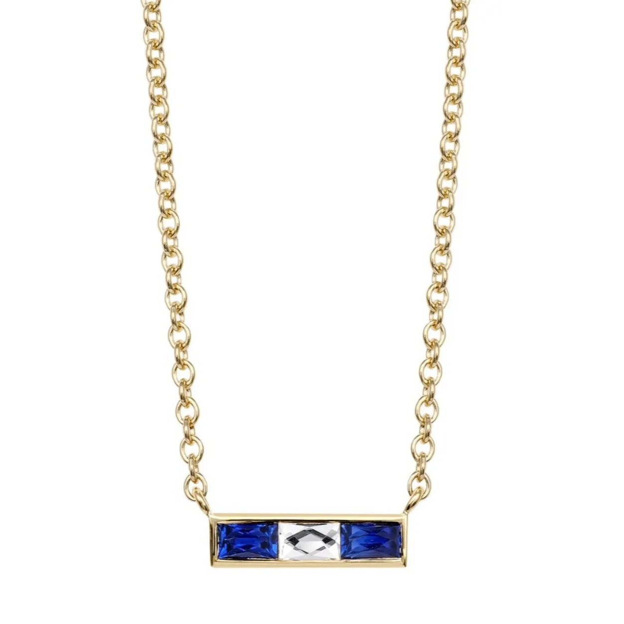 MONET NECKLACE WITH DIAMONDS AND GEMSTONES
