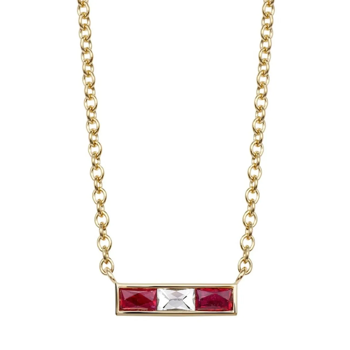 MONET NECKLACE WITH DIAMONDS AND GEMSTONES
