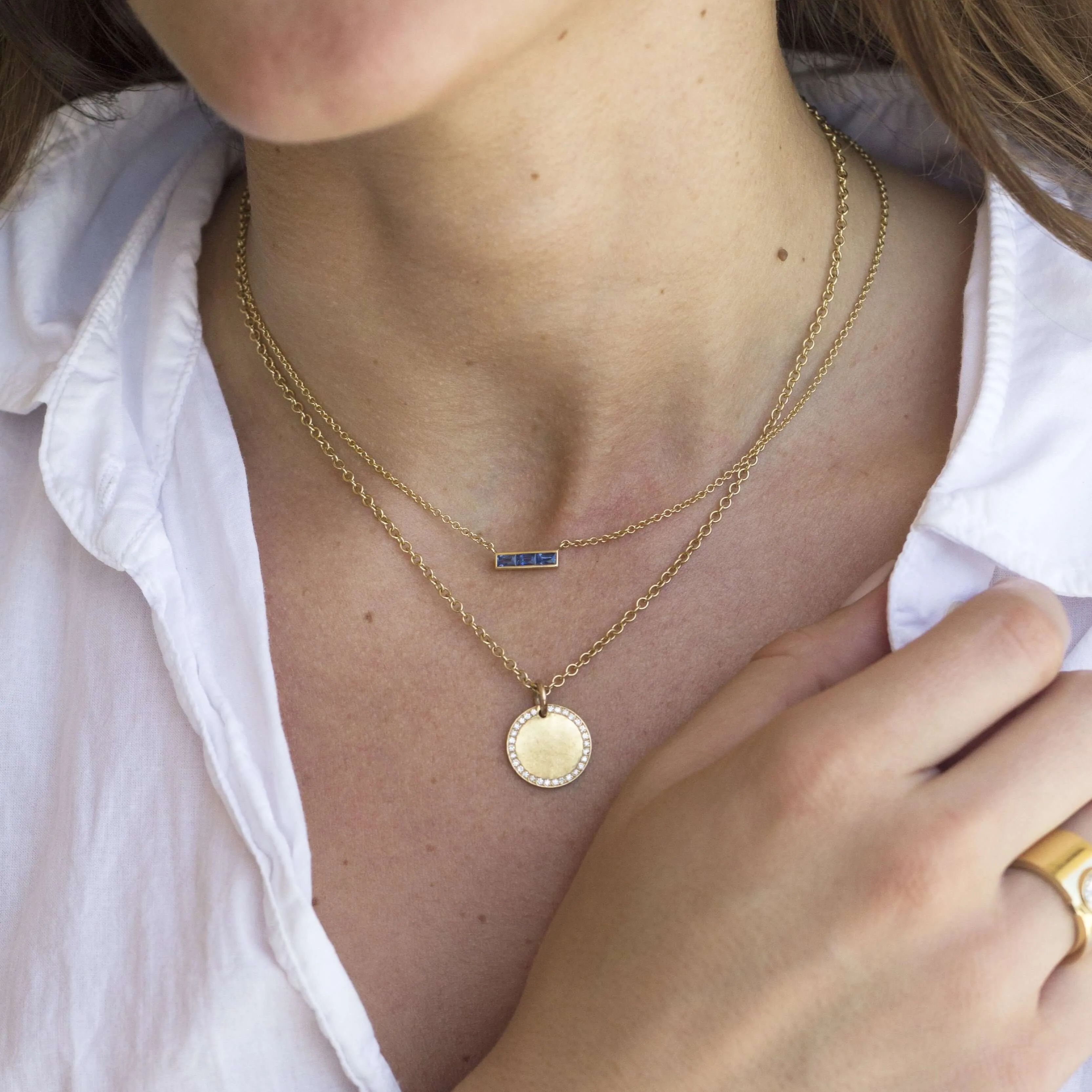 MONET NECKLACE WITH GEMSTONES