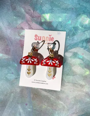 Mushroom Ornament Earrings