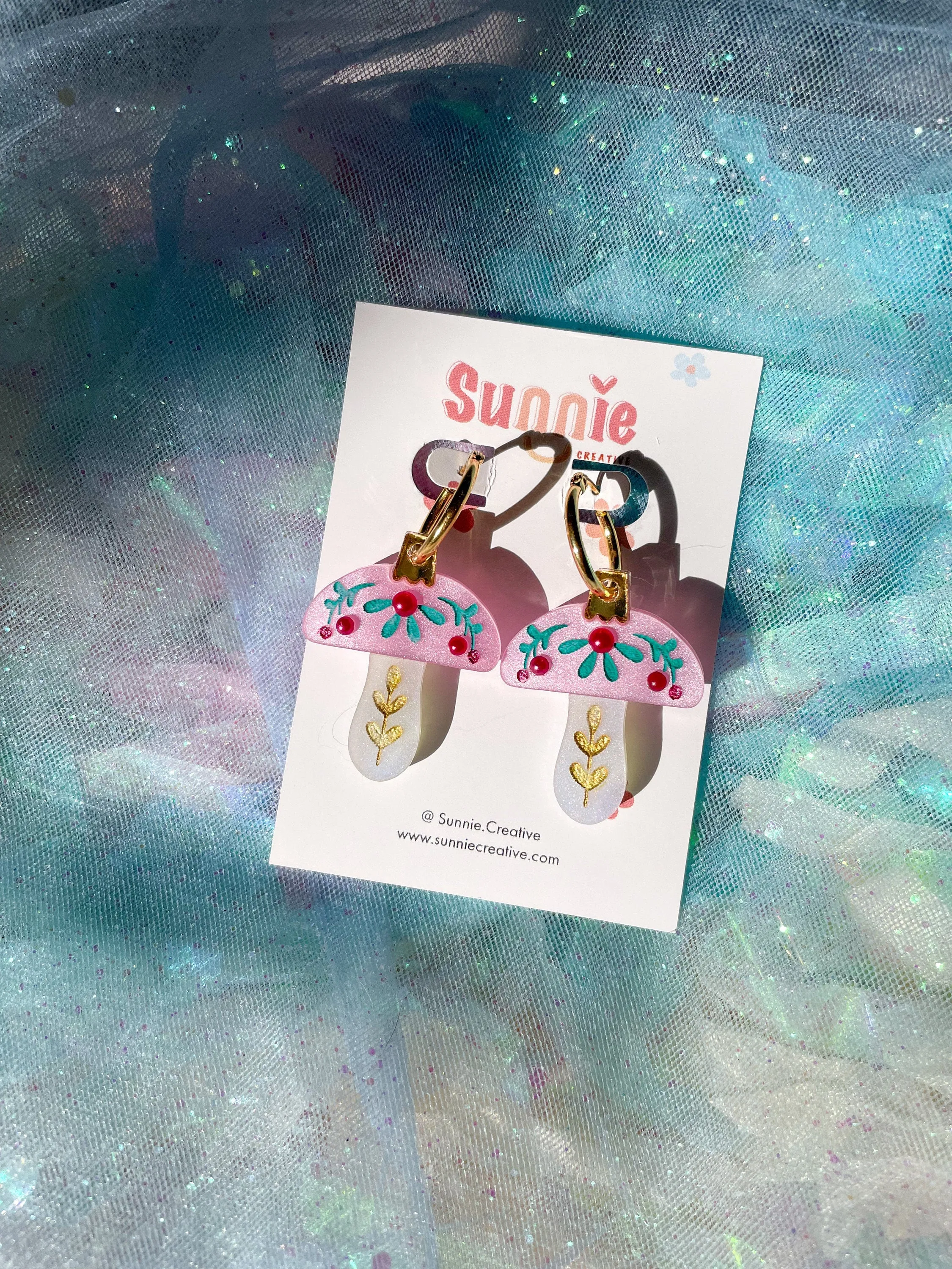 Mushroom Ornament Earrings