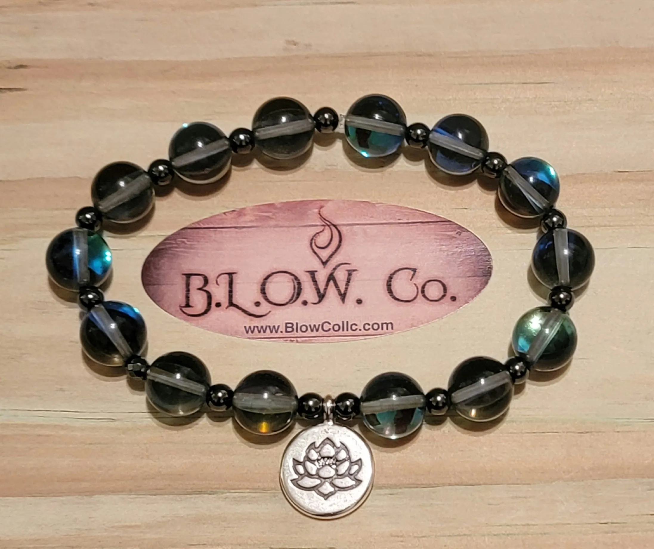 Mystic Grey Aura Quartz