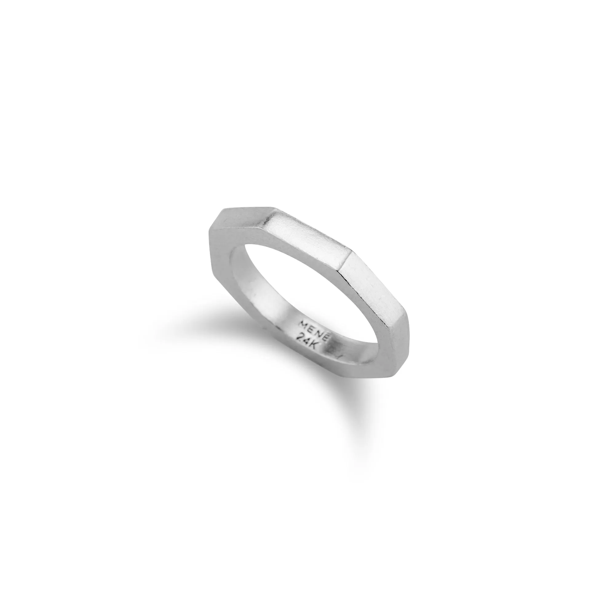Narrow Octagon Ring