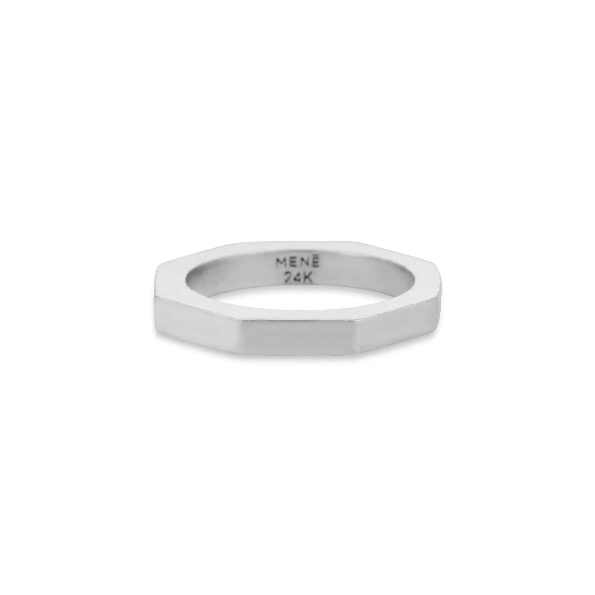Narrow Octagon Ring