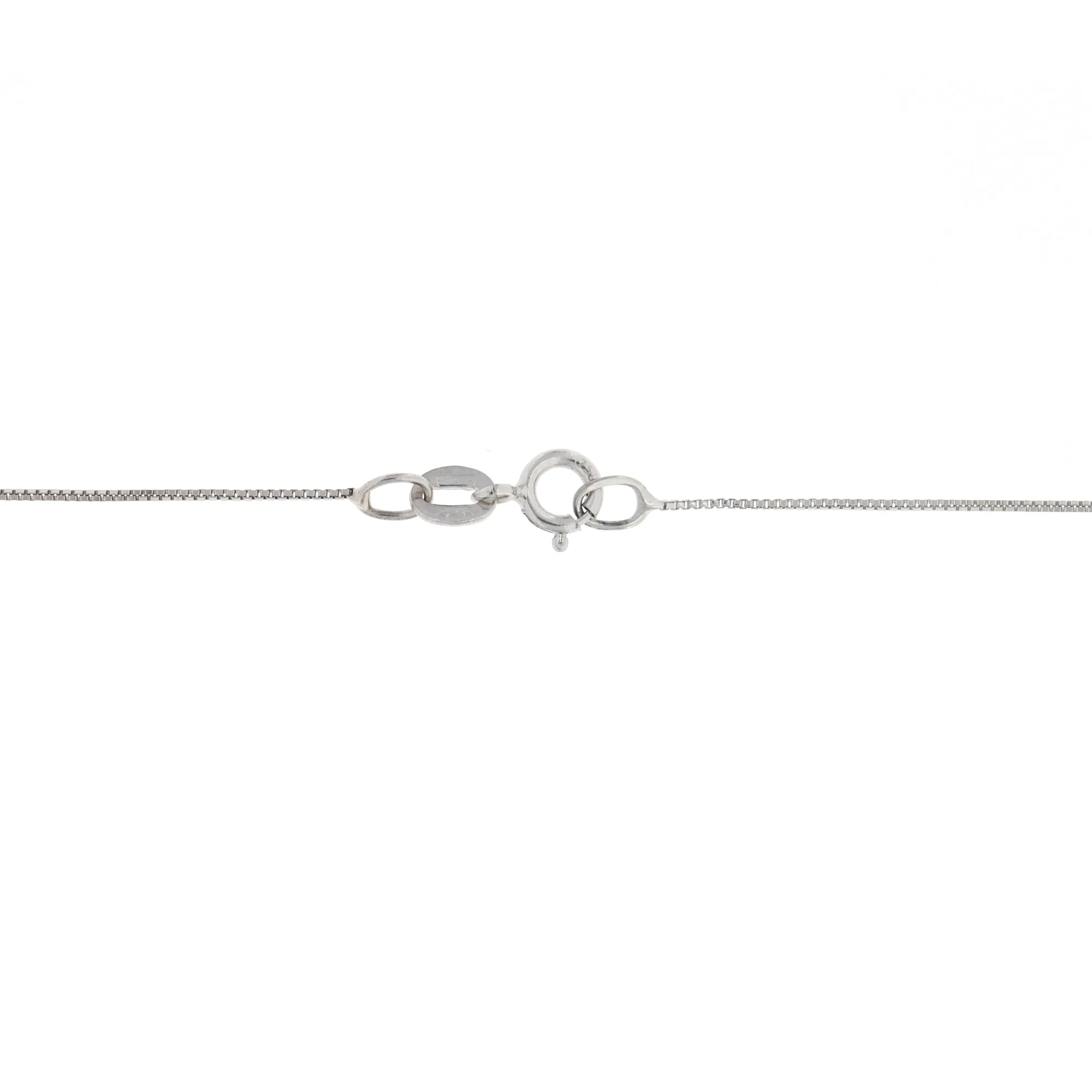 Necklace With Diamond And Oval Ruby Pendant