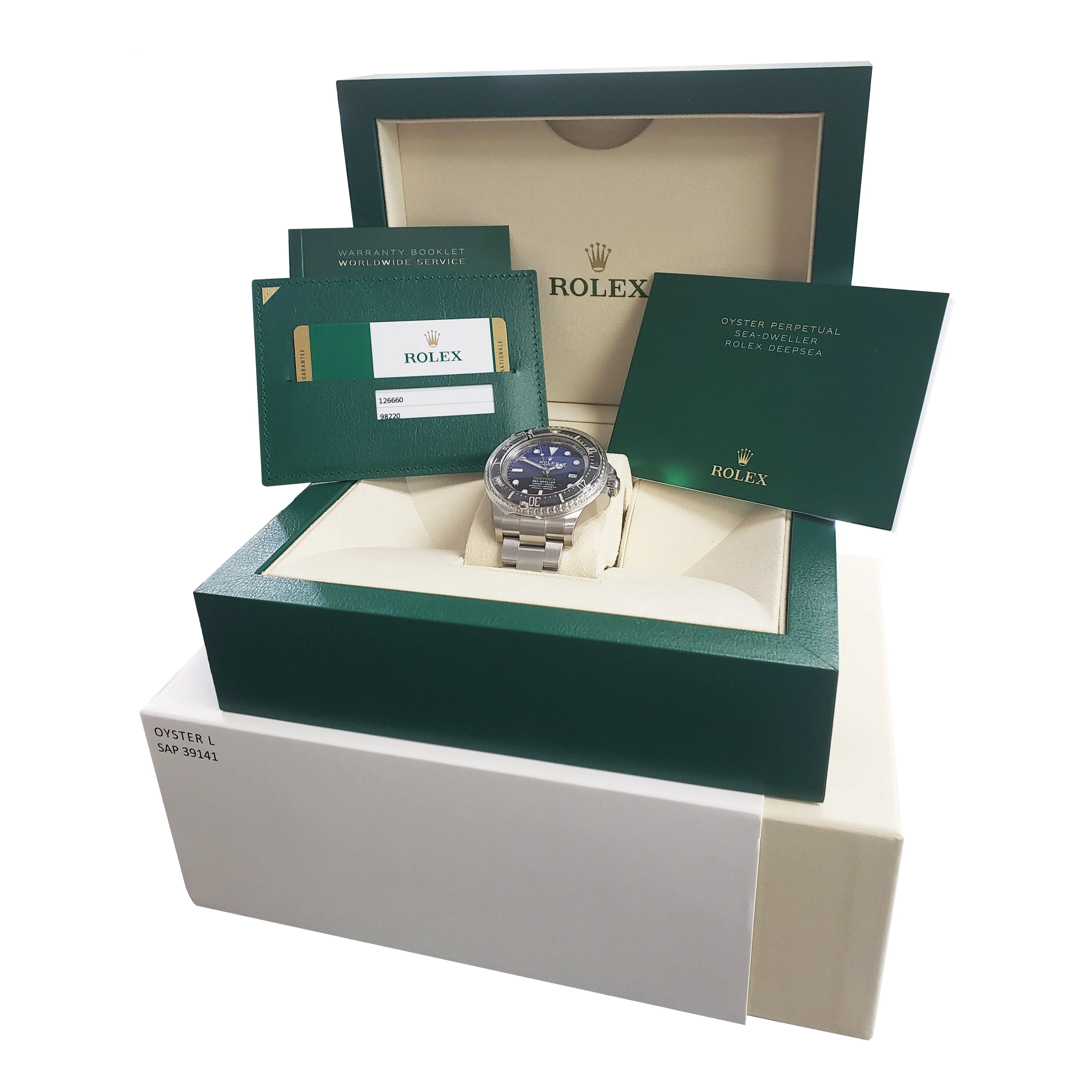 NEW 2019 Rolex Sea-Dweller Deepsea James Cameron Steel Blue 44mm Dive 126660