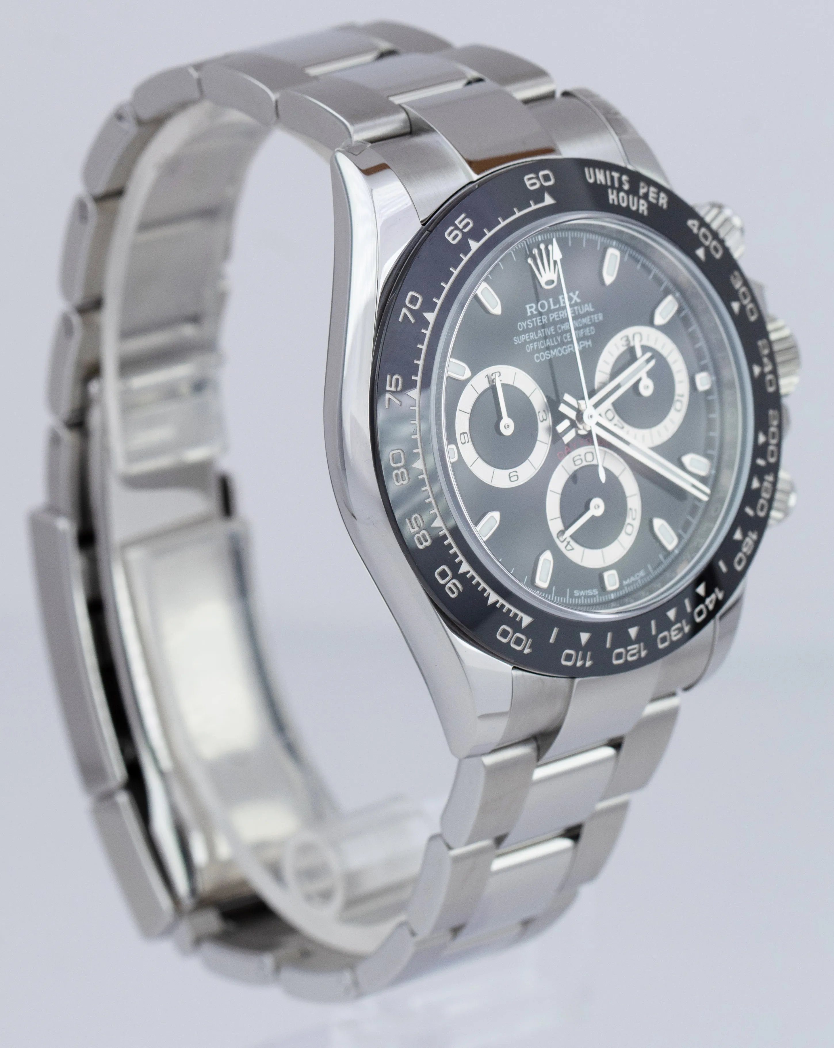 NEW NOV. 2022 Rolex Daytona Cosmograph Black Ceramic Steel 40mm Watch 116500 LN