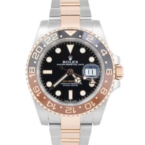 NEW PAPERS Rolex GMT-Master II Two-Tone 18K Gold ROOT-BEER 40mm 126711 CHNR BOX