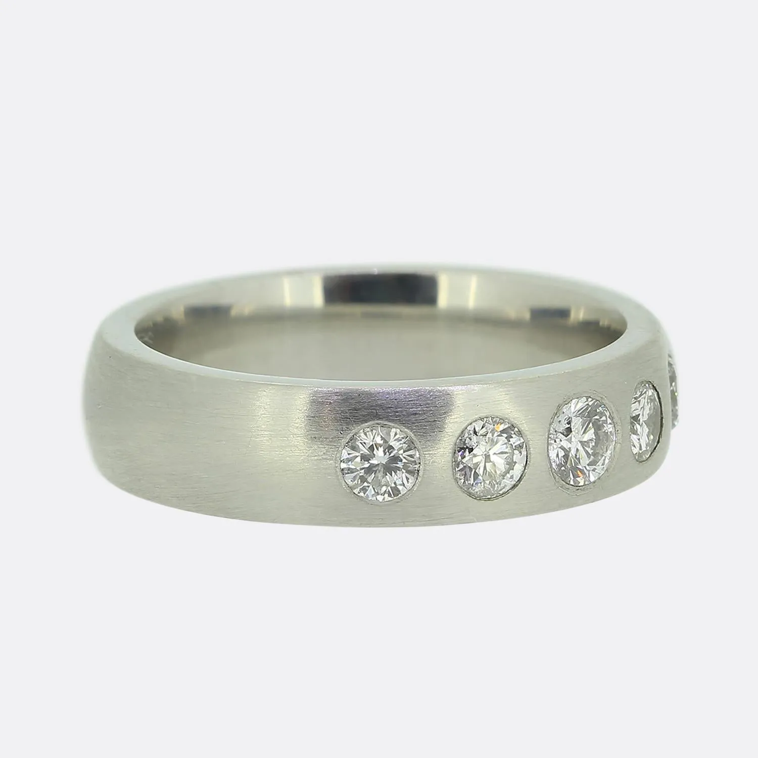 Nine-Stone Diamond Band Ring