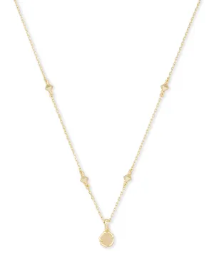 Nola Short Drusy Pendant Necklace