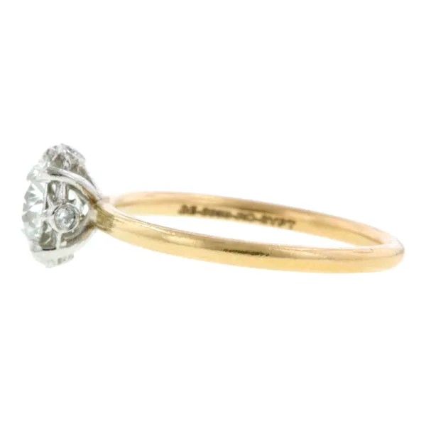 North Star Engagement Ring, Old Euro 1.03ct., West 13th Collection