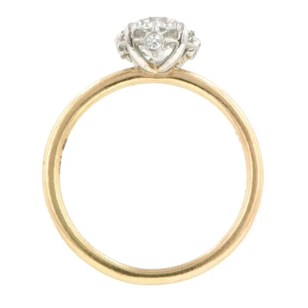 North Star Engagement Ring, Old Euro 1.03ct., West 13th Collection