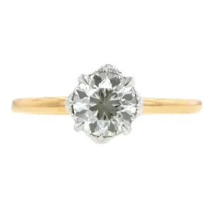 North Star Engagement Ring, Old Euro 1.03ct., West 13th Collection