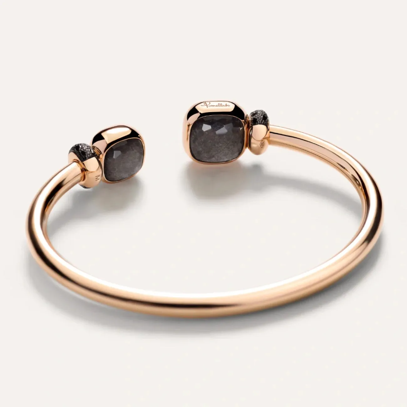 Nudo 18K Rose Gold Obsedian & Black Diamond Bracelet