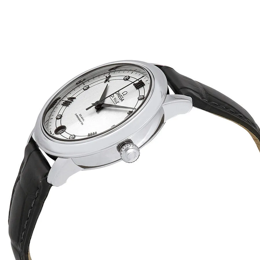 Omega Prestige Automatic Diamond Silver Dial Ladies Watch 424.13.33.20.52.002