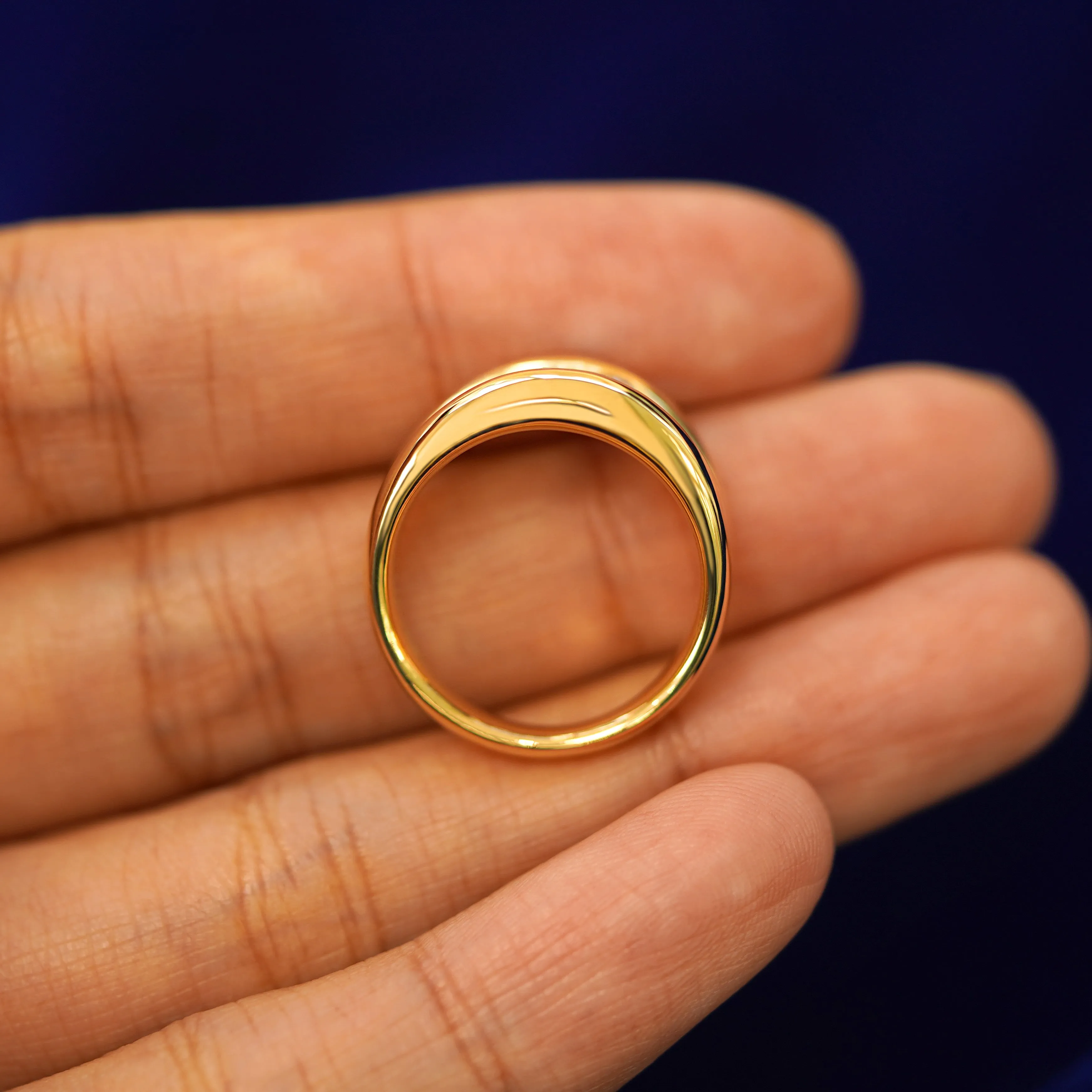 Oval Lab Diamond Tension Ring