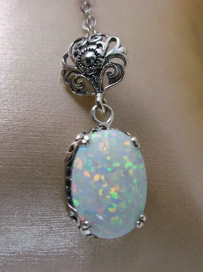 P70, Edward Pendant, Choice of Gemstone, Vintage Style Edwardian Necklace #P70