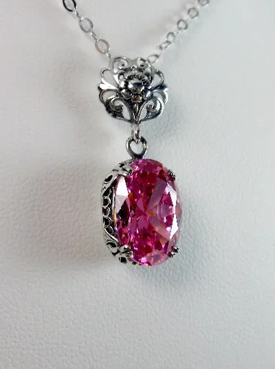 P70, Edward Pendant, Choice of Gemstone, Vintage Style Edwardian Necklace #P70