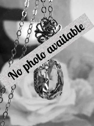 P70, Edward Pendant, Choice of Gemstone, Vintage Style Edwardian Necklace #P70