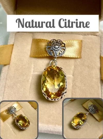 P70, Edward Pendant, Choice of Gemstone, Vintage Style Edwardian Necklace #P70