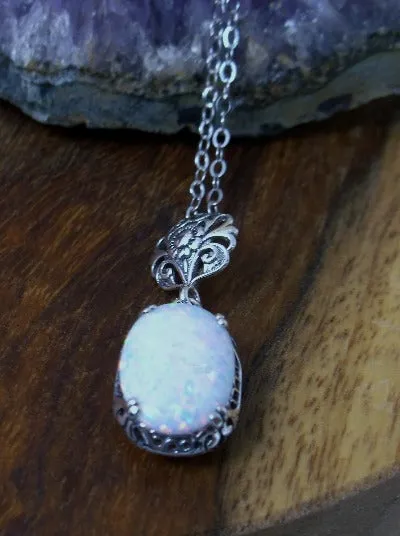 P70, Edward Pendant, Choice of Gemstone, Vintage Style Edwardian Necklace #P70