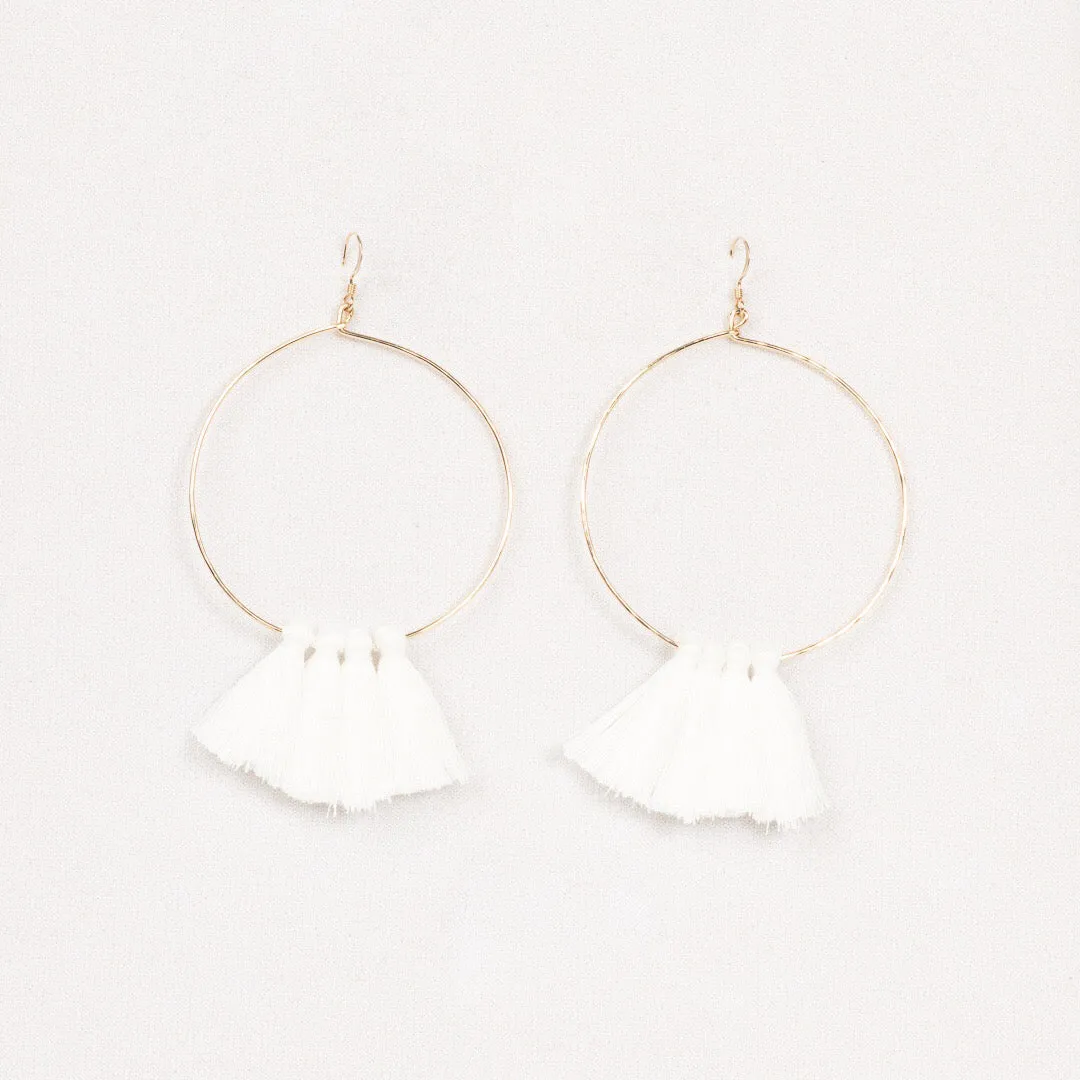 Palm Earrings, Gold Filled