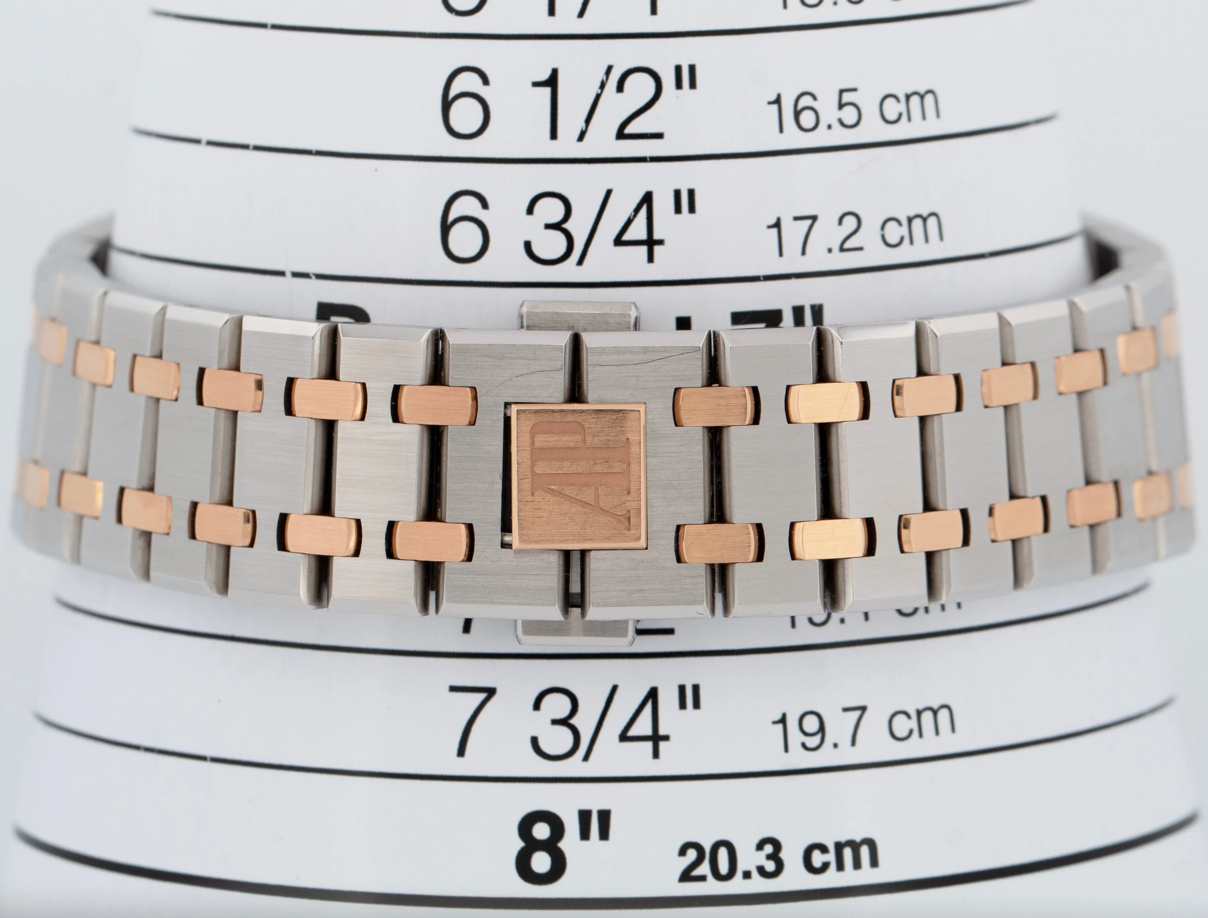 PAPERS Audemars Piguet Royal Oak WHITE Steel Gold 41mm 15400SR.OO.1220SR.01 BOX