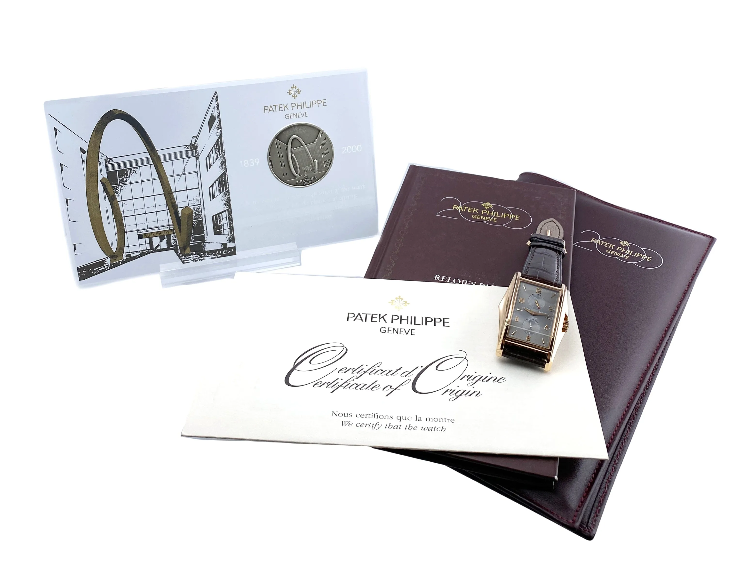 Patek Philippe Gondolo 10-Day 5100R Gray Dial Mens Watch Box Papers