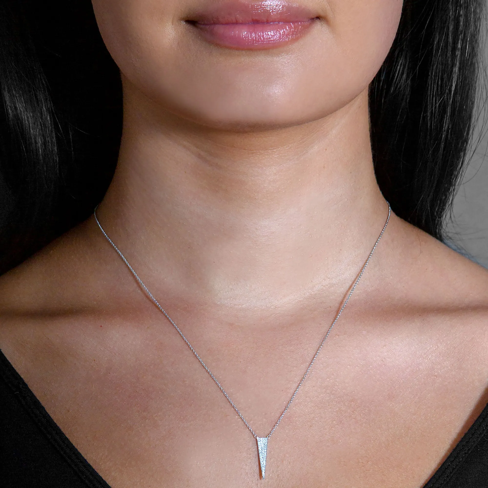 Pave Fashion 0.10 ctw Diamond Necklace Pendant