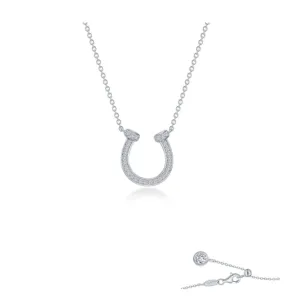 Pave Horseshoe Necklace