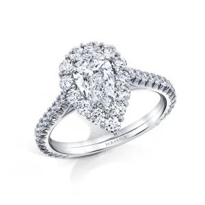 Pear Brilliant Diamond Ring