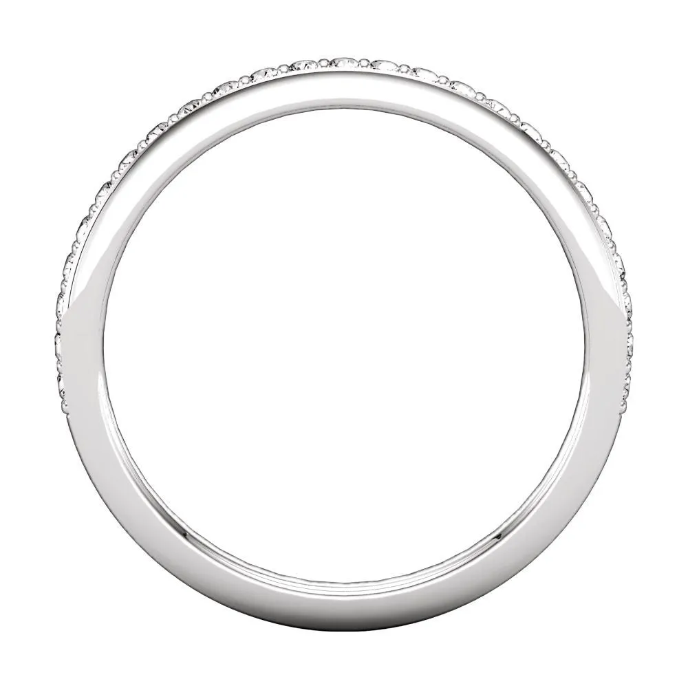 Platinum 1/4 CTW Diamond Band, Size 8