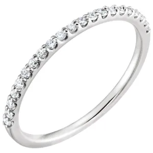 Platinum 1/5 CTW Diamond Band, Size 7