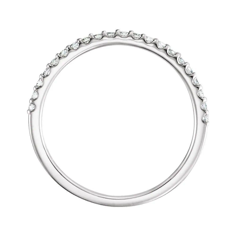 Platinum 1/5 CTW Diamond Band, Size 7