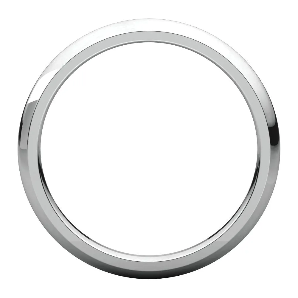 Platinum 2.5mm Comfort Fit Band, Size 5