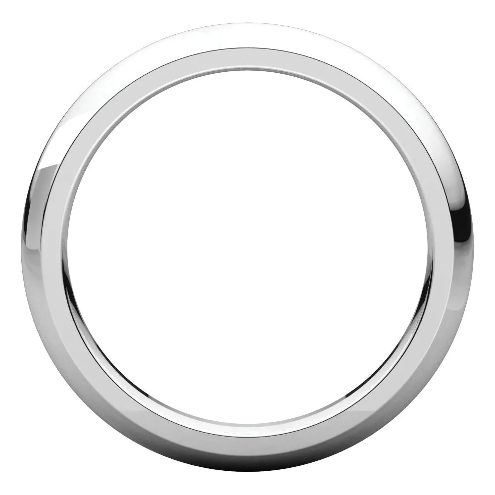 Platinum 3mm Comfort Fit Band, Size 12